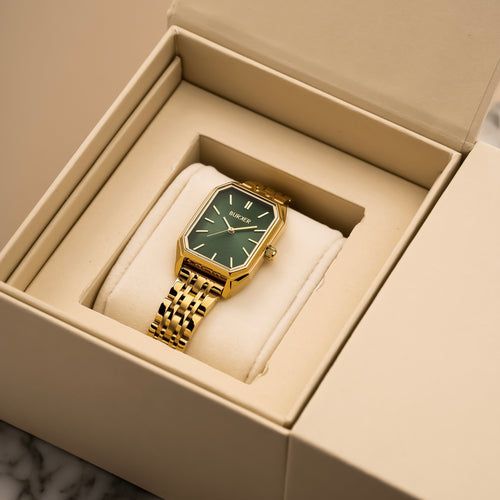 Nexora Femme green dial quartz watch
