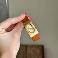 IEKE Future leather strap watch
