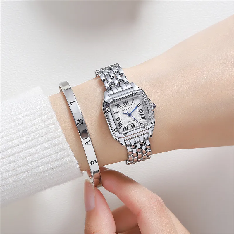 Love Geometric alloy watch