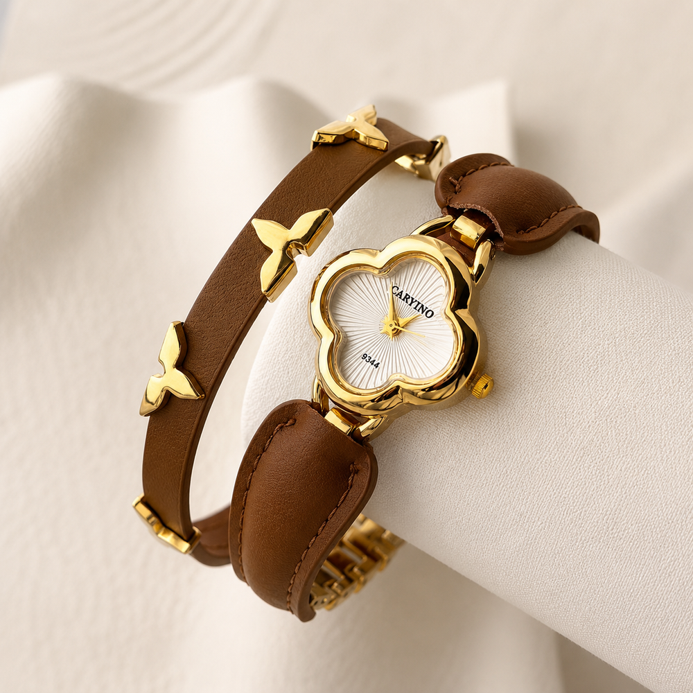 Leather grace watch