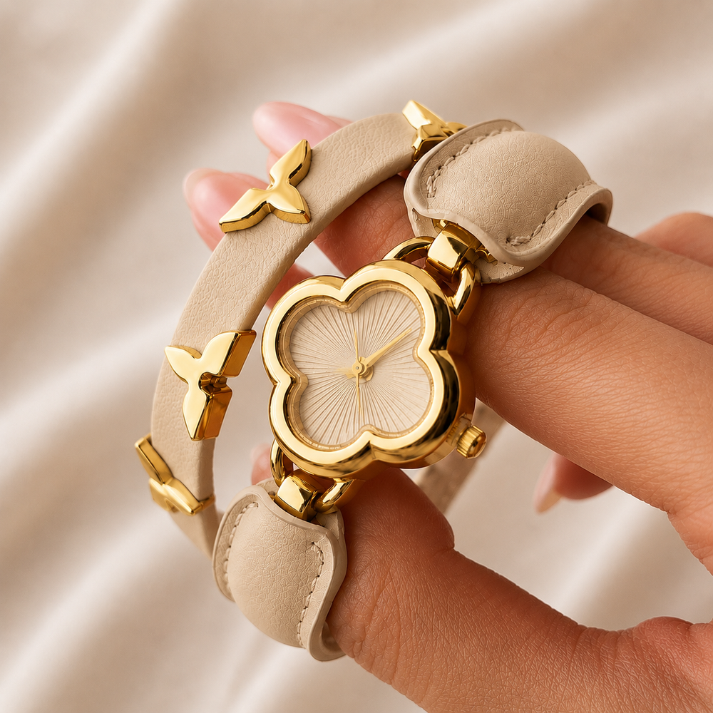 Leather grace watch