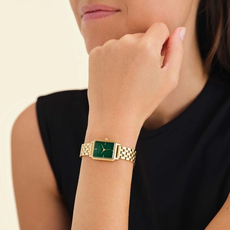 Nexora Femme green dial quartz watch
