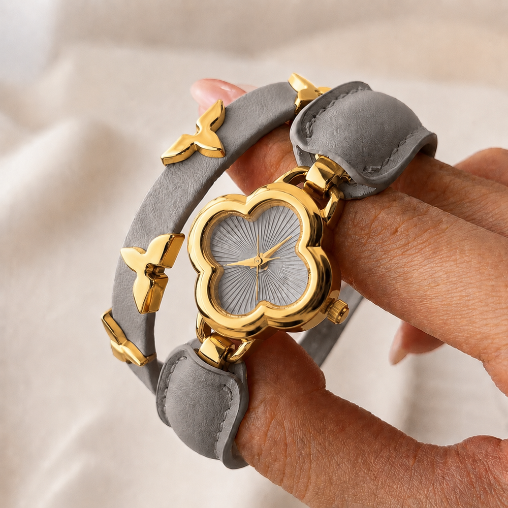 Leather grace watch