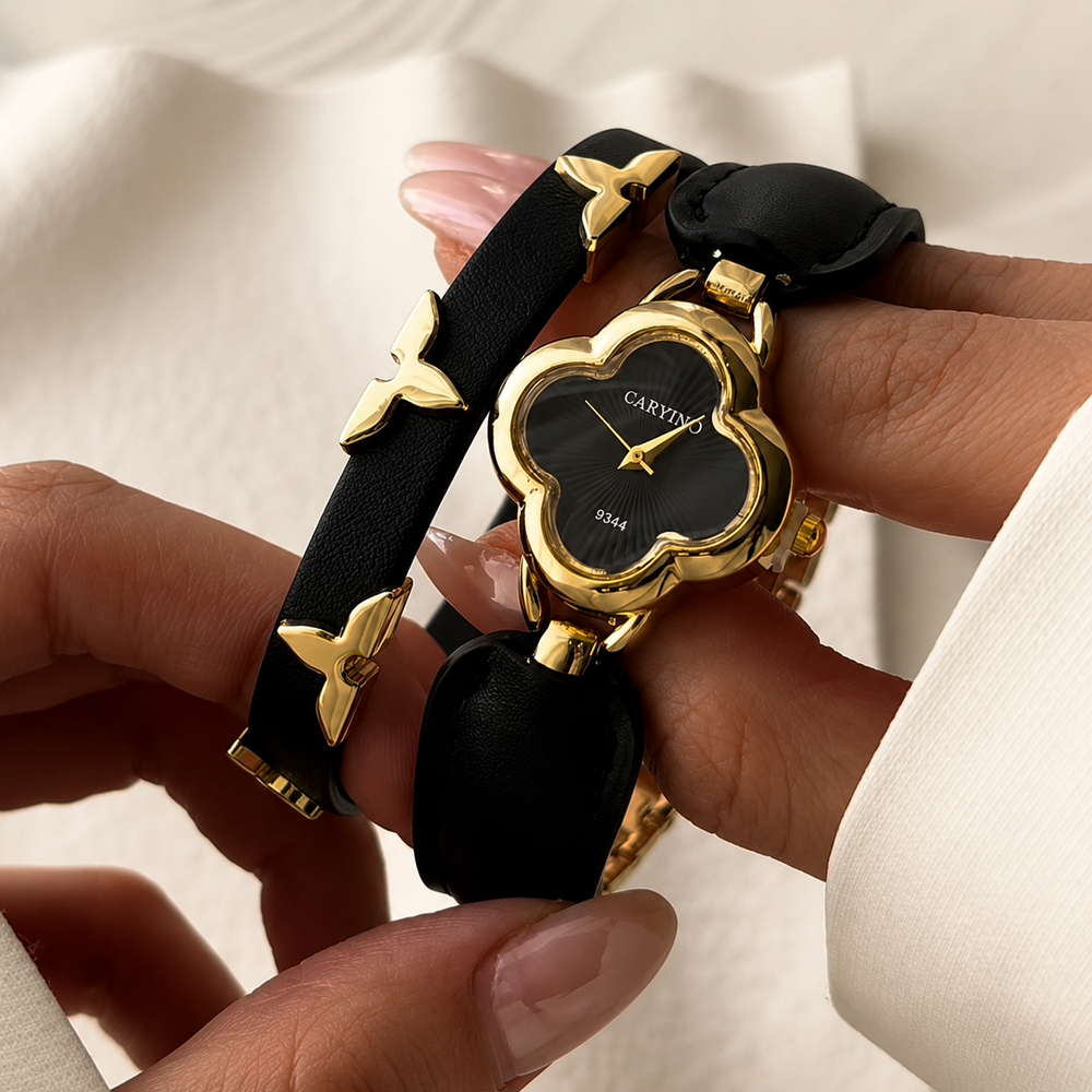 Leather grace watch