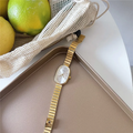 Classic block quartz watch